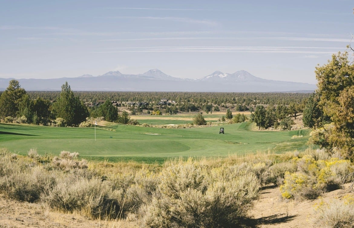 Championship golf course at Brasada Ranch luxury resort community Powell Butte Oregon